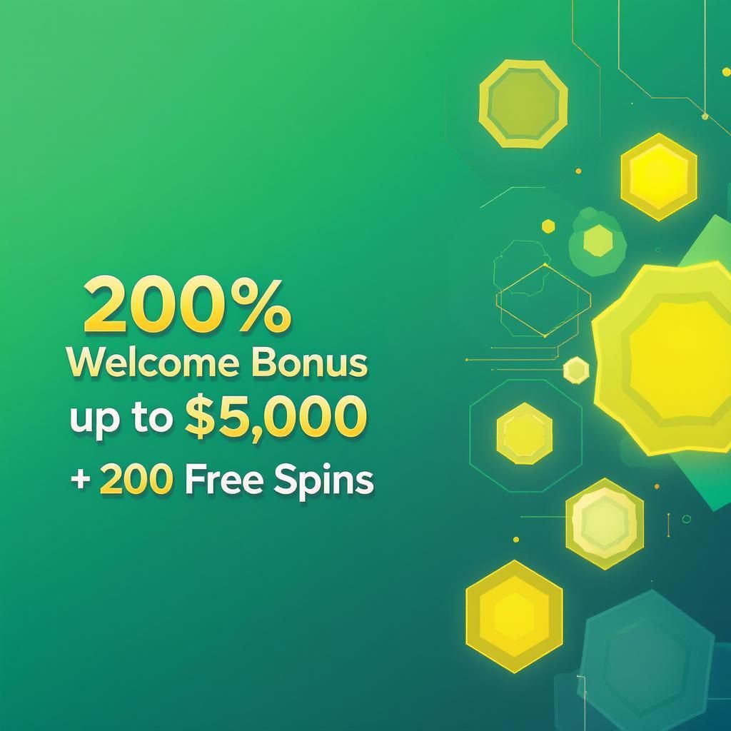 200% Welcome Bonus up to $5,000 + 200 Free Spins